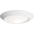 Lithonia Lighting Lithonia Lighting® 6" Round LED Surface Mount Downlight, 1000 Lumens, 3000K, White 6RLS-G2-10LM-30K-90CRI-120-FRPC-WH-M6